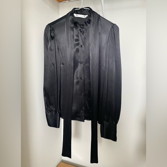 Zara black dress shirt - Picture 1 of 5